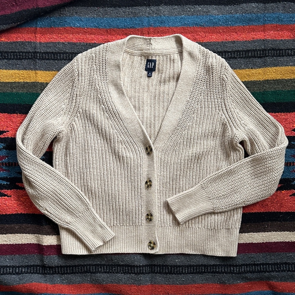GAP Women's Button-Front Cardigan